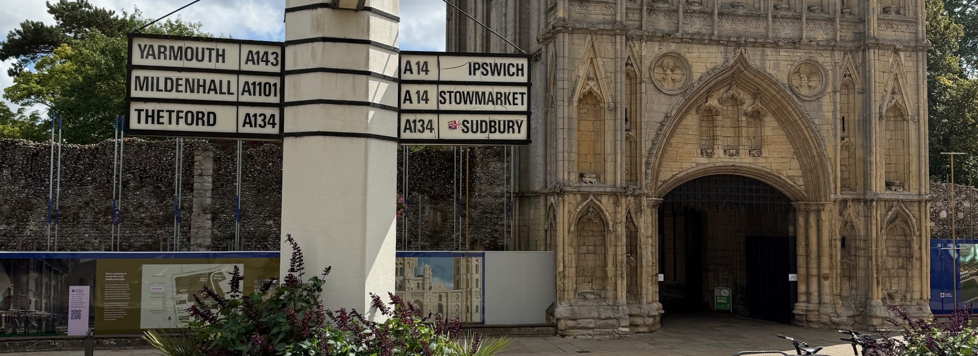Bury St Edmunds sign